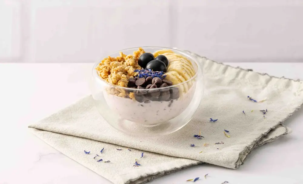 Banana Blue Yogurt Bowl